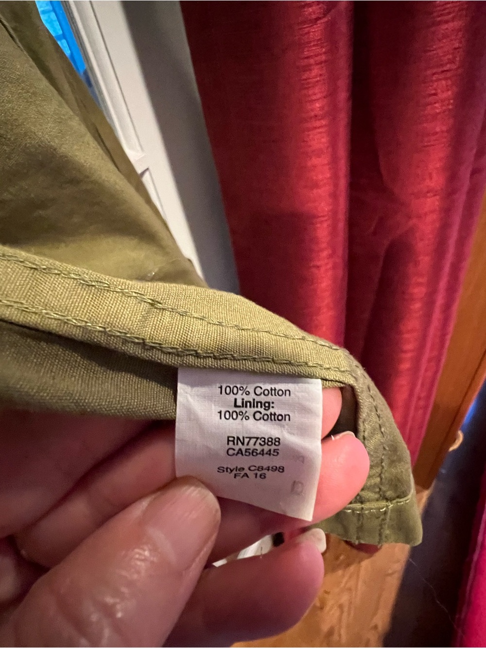 J. Crew Olive Green Military-Style Field Coat - Picture 4 of 6